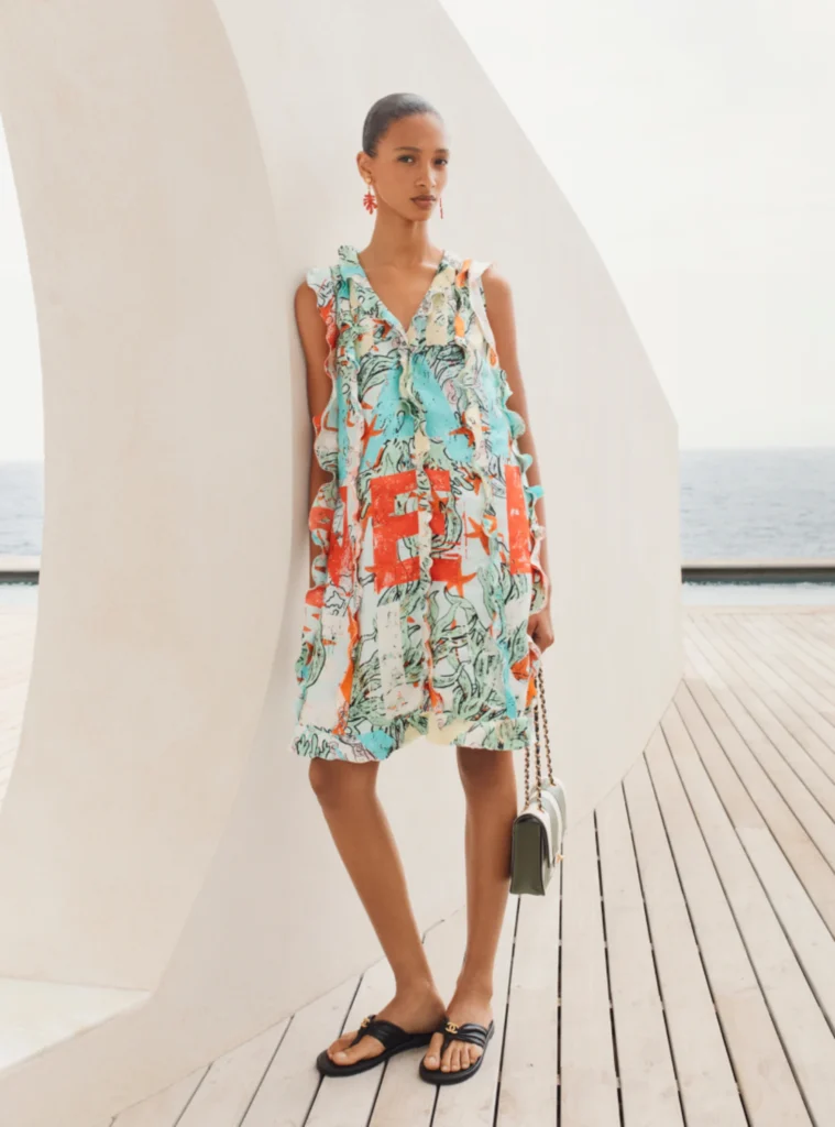Vestido multicolor colección COCO BEACH CHANEL